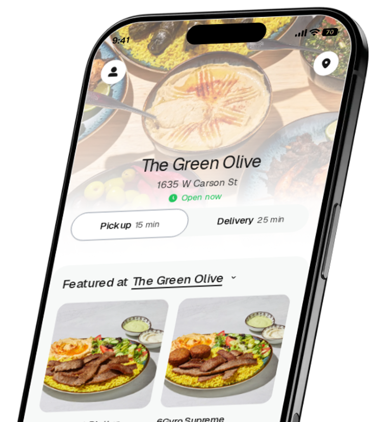The Green Olive app preview