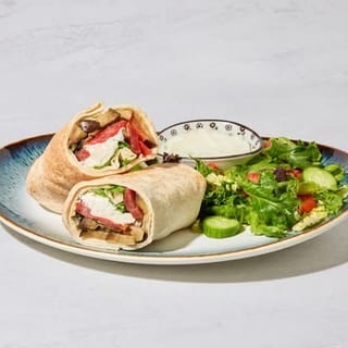 13.Grilled Eggplant Wrap
