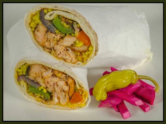 Salmon Wrap.