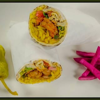 Spicy Shrimp Wrap