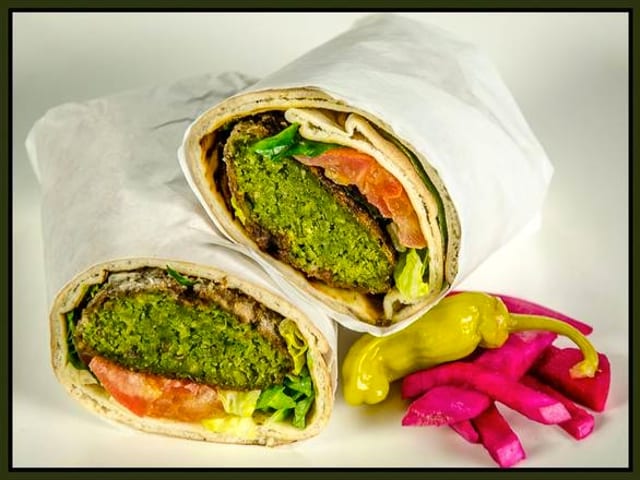 #18 Falafel Wrap.